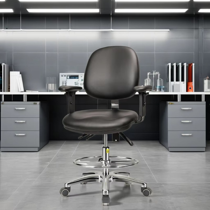 Medical Lab Chair - كرسي طبي قابل للتعديل من الجلد