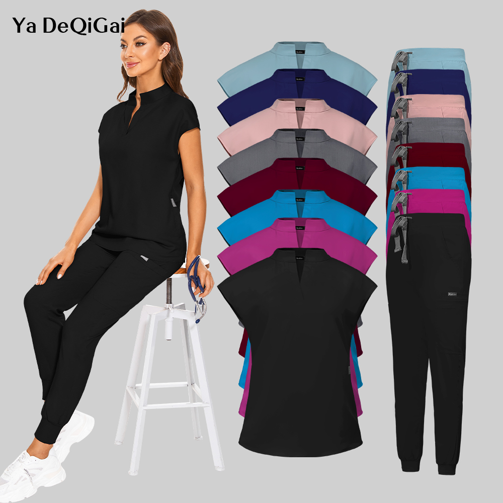 Medical Lab Uniform - حجم كبير الدعك مجموعة النساء زي