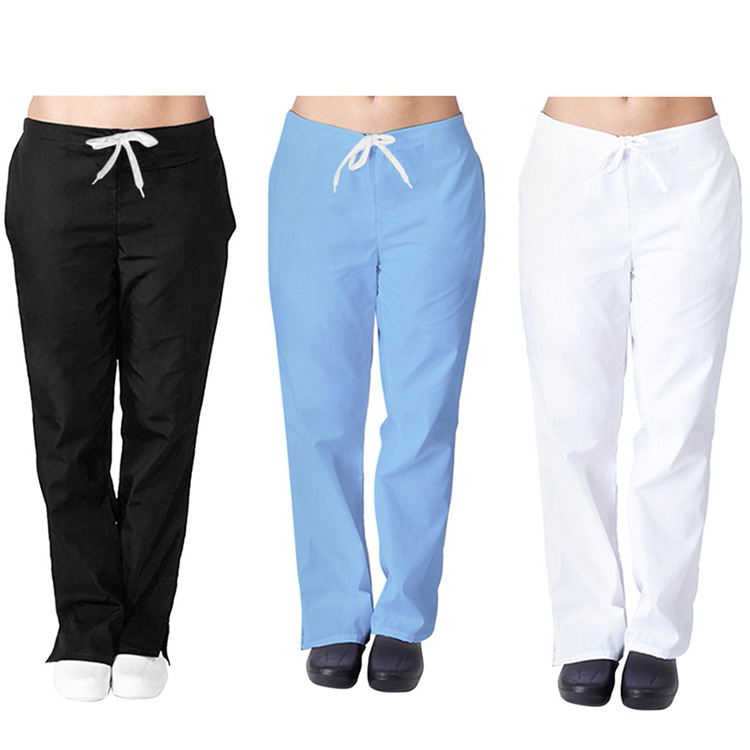 Medical Lab Hospital - Solid Color Nurse Bottoms Medical Scrubs