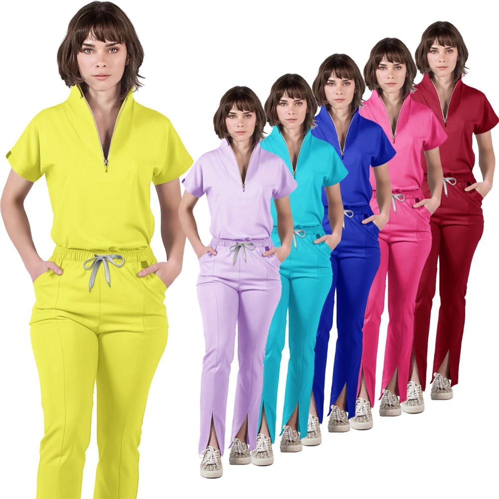 Medical Lab Uniform - طقم زي موحد بلون واحد لغرفة