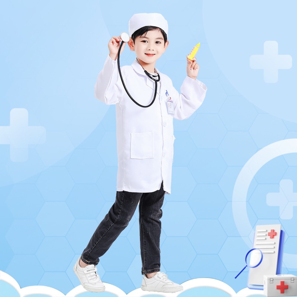 Medical Lab Usa - مجموعة أزياء لعب دور الطبيب والممرضات