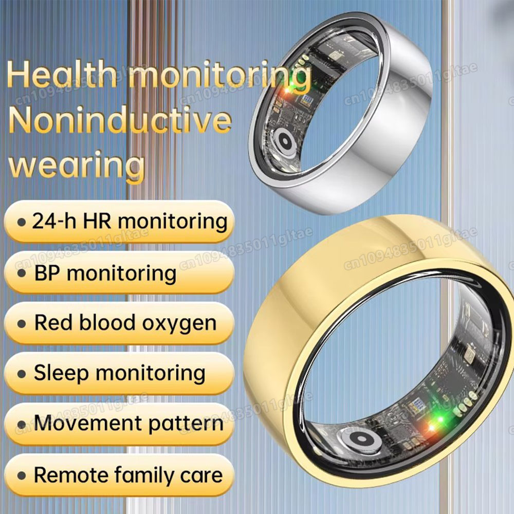Blood Pressure Monitor - خاتم ذكي جديد مقاوم للماء حتى