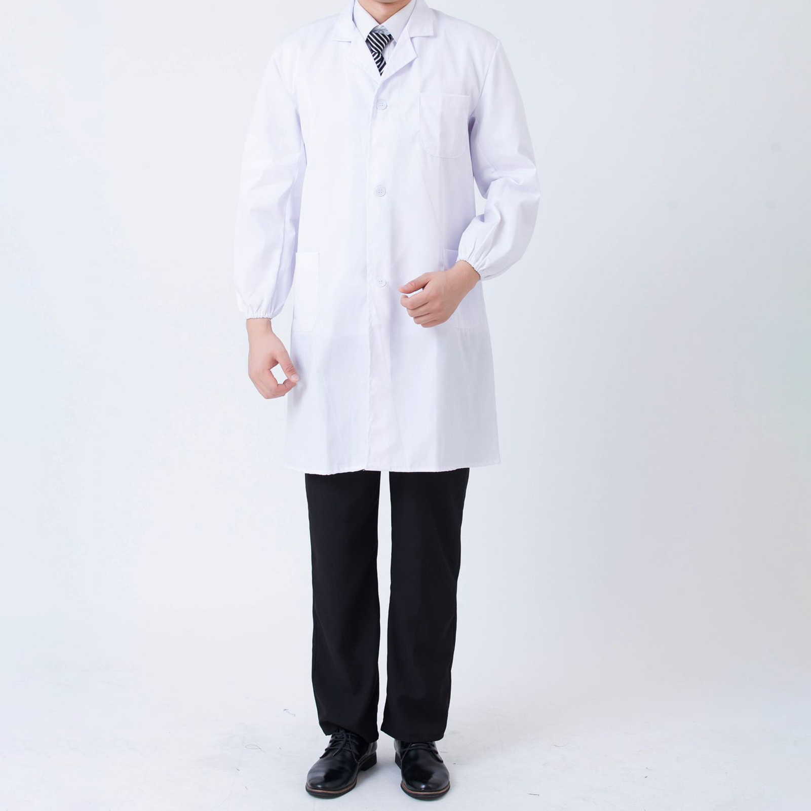 Medical Lab Hospital - معطف مختبر أبيض للطلاب الطبي مع