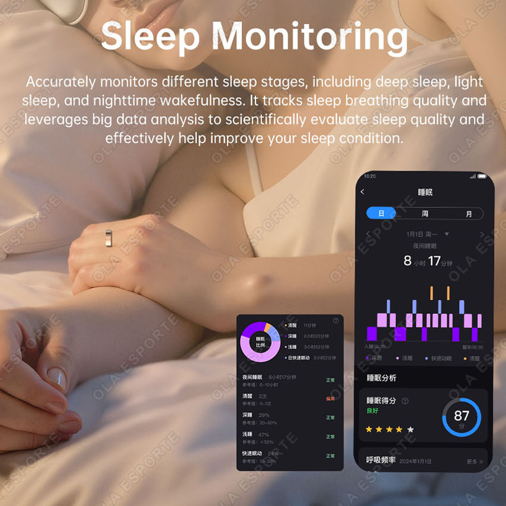 خاتم ذكي محسن مع تنبيه بالاهتز - مراجعة Blood Pressure Monitor وسعره