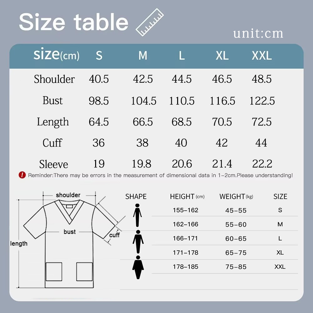 زي تمريض مريح بطباعة كرتونية ل - مراجعة Medical Lab Uniform وسعره