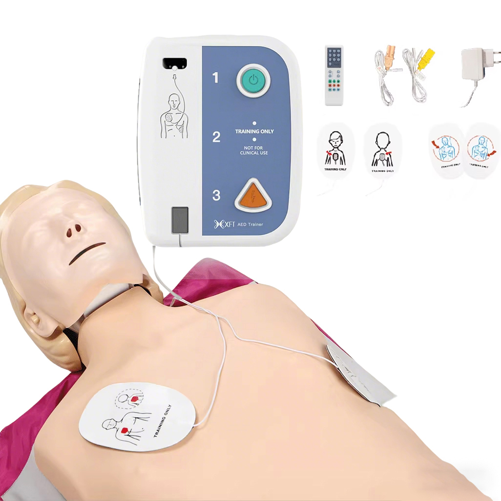 20 لغة AED Trainer XFT-120C +  - مراجعة Defibrillator Aed Trainer وسعره