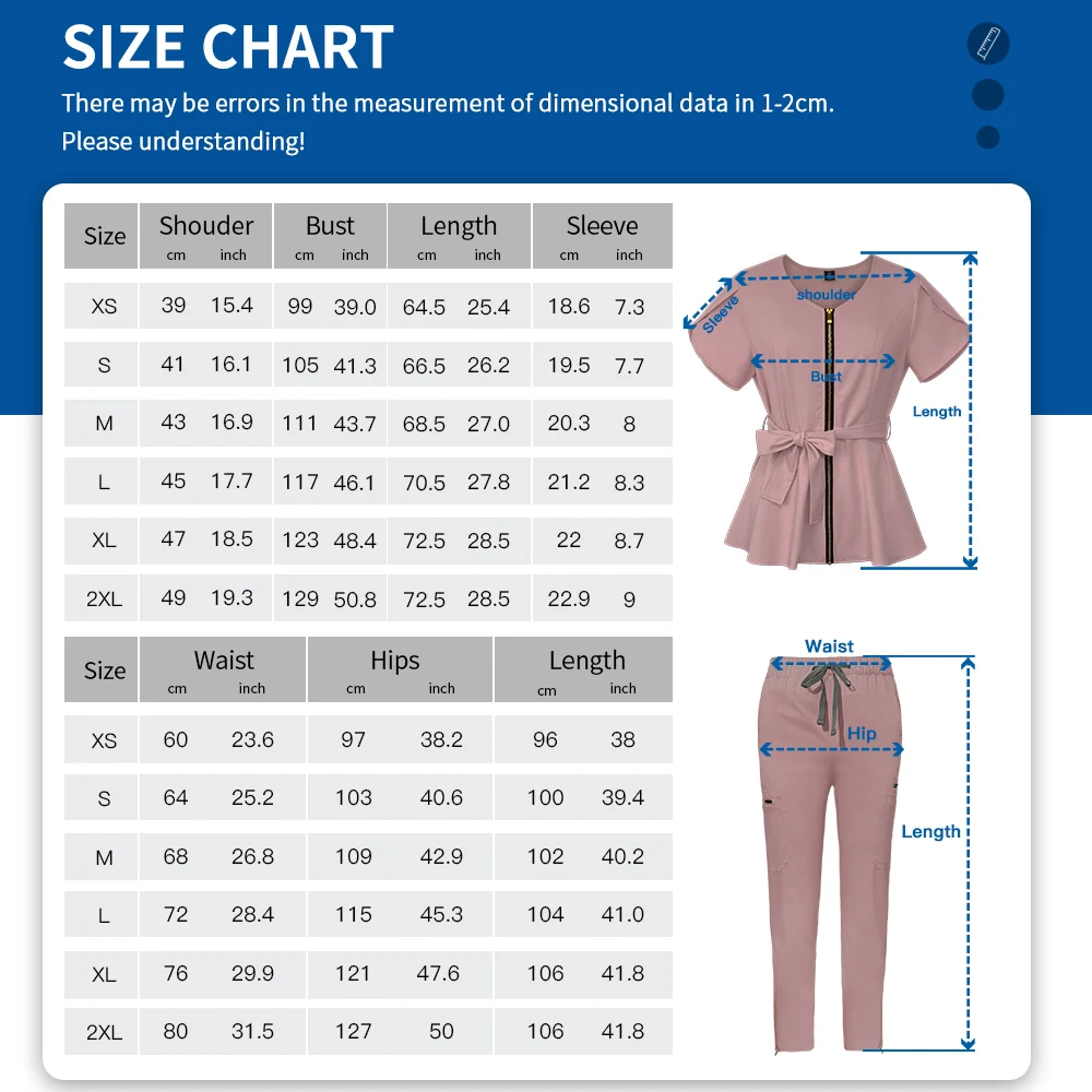 زي صالون تجميل أنيق للنساء ، ب - مراجعة Medical Lab Uniform وسعره