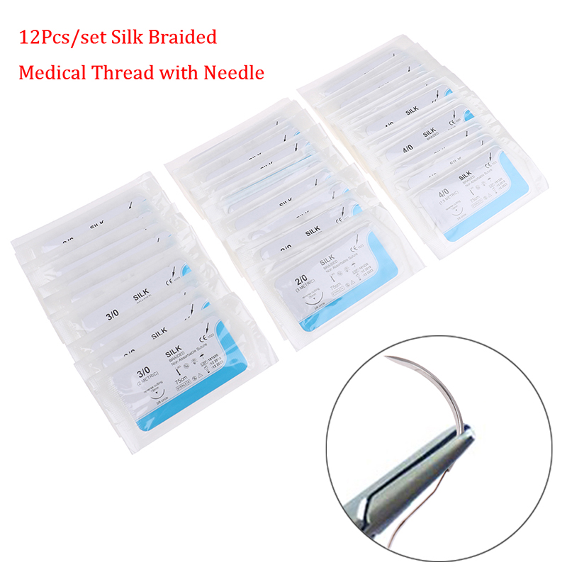 12 قطعة 75 سنتيمتر 2/0 3/0 4/0 - مراجعة Surgical Instrument Set وسعره