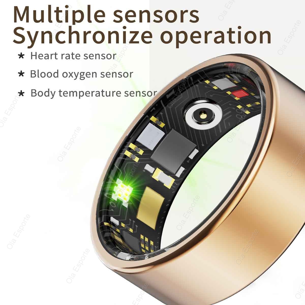 خاتم ذكي من سبائك التيتانيوم،  - مراجعة Blood Pressure Monitor وسعره